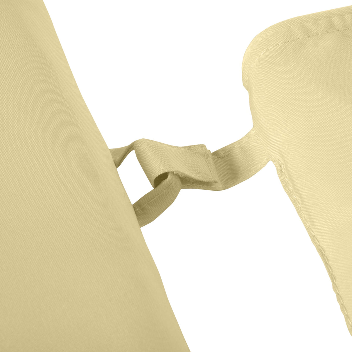 Lounger Cushion, Garden Lounger Upholstery, Polyester Cotton, Cream White