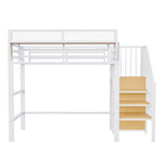Upholstered Bed 160x200 cm with LED, Storage & USB, Grey PU