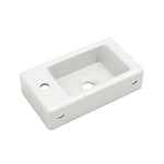 Bathroom furniture washbasin with vanity unit 46 cm, hanging, small guest, in furniture