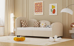 SOFTSEA Twin Size Daybed with Storage Drawers, Modern Sofa Bed, Velvet Upholstered