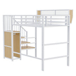 Upholstered Bed 160x200 cm with LED, Storage & USB, Grey PU