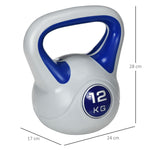 Kettlebell 12 KG, Strength Training & Fitness, Blue