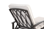 Lounge Patio Chair, Adjustable Reclining Aluminum, Waterproof Beige Cushion