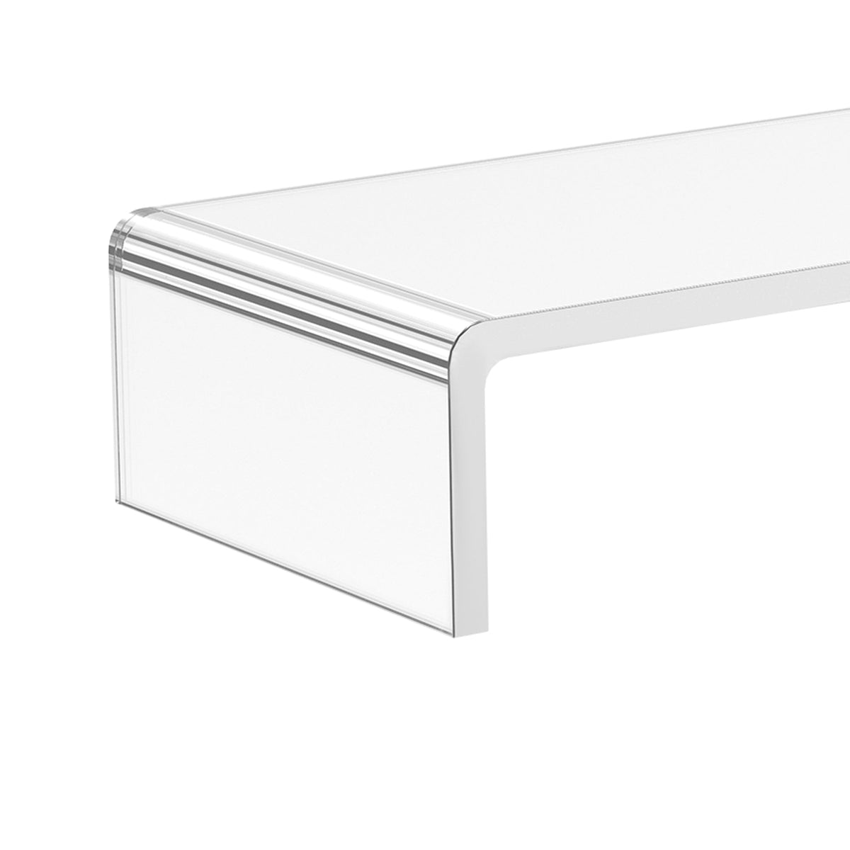Ergonomic Monitor Stand for Laptop, Computer, Notebook, Transparent Acrylic