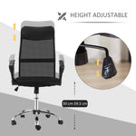 Office Chair with Mesh, Ergonomic Gaming Swivel, Black