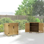 Outdoor Storage Box Weatherproof Asphalt Roof - Dark Grey