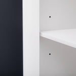 Sideboard Mirrored Doors Drawers Adjustable Shelves, Crystal Handles