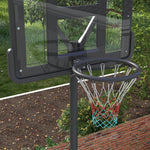 Basketball Stand, Height-Adjustable with Wheels, Steel