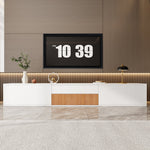 Modern Low TV Stand 180x34x30cm Unique Projector Design