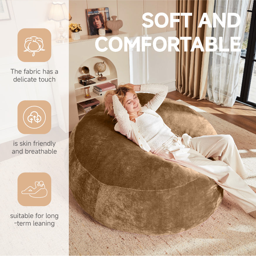 120 Beanbag Chair Sofa for Adults Soft Comfortable Reading