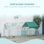 Outdoor Enclosure Playpen with Cover for Guinea Pigs, Steel