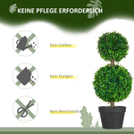 Artificial Plants Boxwood 60cm Double Ball UV-resistant Green
