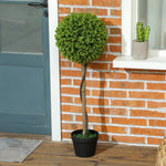 Artificial Eucalyptus, 90 cm Indoor Plant in Pot, Green