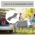 Sun Loungers Set of 2 Ergonomic Recliner Aluminum Texteline Dark Grey