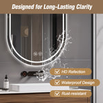 Full-Length Standing Mirror 161.5x50cm - Black Aluminum Frame