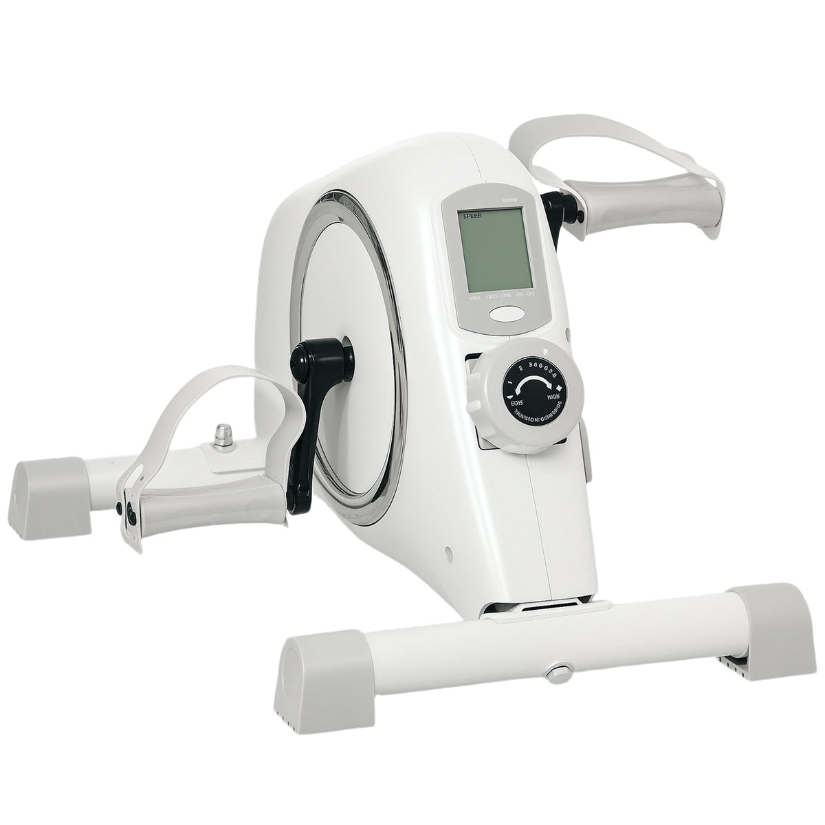 Pedal Trainer Mini Exercise Bike, 8 Adjustable Magnetic Resistance, Arm and Leg Trainer, Fitness