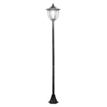 Solar Garden Light LED Lantern 30/60 Lumens, Black Plastic