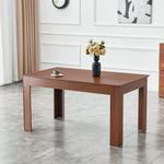 Extendable Dining Table with 2 Drop Leaves, Rectangular Space-Saving Design, Walnut Finish