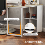 Desk with Storage, Steel Frame, Oak