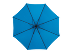 Double Sided Outdoor Umbrella, 14.8 Ft Rectangular Large with Crank, Blue