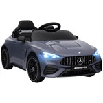 Children's Electric Car Mercedes Design 12V Motor with Remote Control and LED Lights, Grey