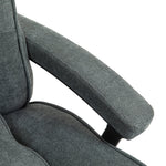Large Tall Office Chair, 200 kg, Robust, Upholstery, Grey