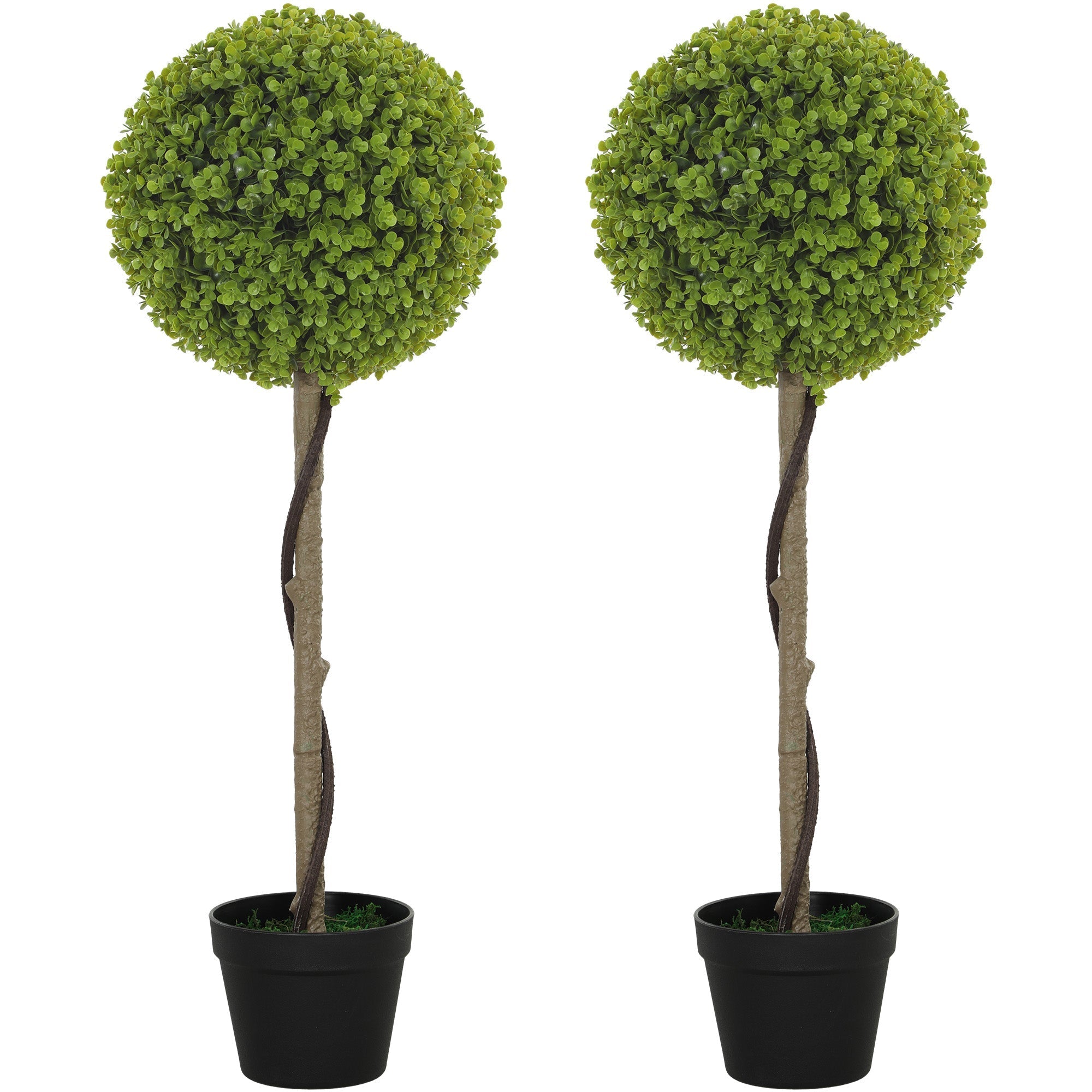 Artificial Eucalyptus, 90 cm Indoor Plant in Pot, Green