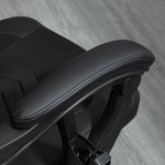 Gaming Chair Ergonomic with Heat & Vibration, Faux Leather