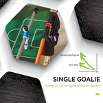 Table Football Set, 2 Balls, Non-Slip Handles, Scoreboard, Colorful MDF/Metal