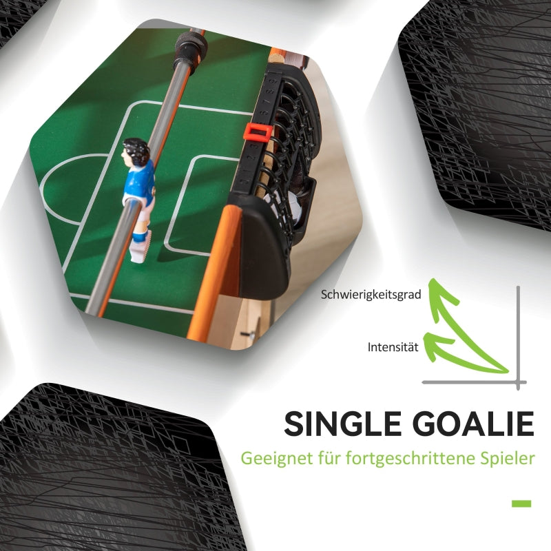 Table Football Set, 2 Balls, Non-Slip Handles, Scoreboard, Colorful MDF/Metal
