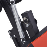 Sit Up Bench Adjustable Abdominal Trainer Padded Red Black