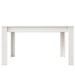 Dining Table Rectangular Modern Simple Oak - White
