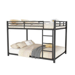 Bunk Bed 140x200 Classic Iron Frame - Black
