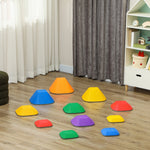 AIYAPLAY River Stones, 11-Piece, Stackable & Non-Slip, 80 kg, Colorful