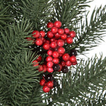 Fir Wreath, Christmas Door Wreath with Eyelet, Green PE