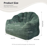 Ergonomic Round Bean Bag Chair Full-Body Contouring