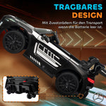 Mercedes Electric Ride-On Car with 12V Battery and LED Lights, Black