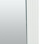 Square Wall Mirror 80x80cm Modern Design White Wood Look