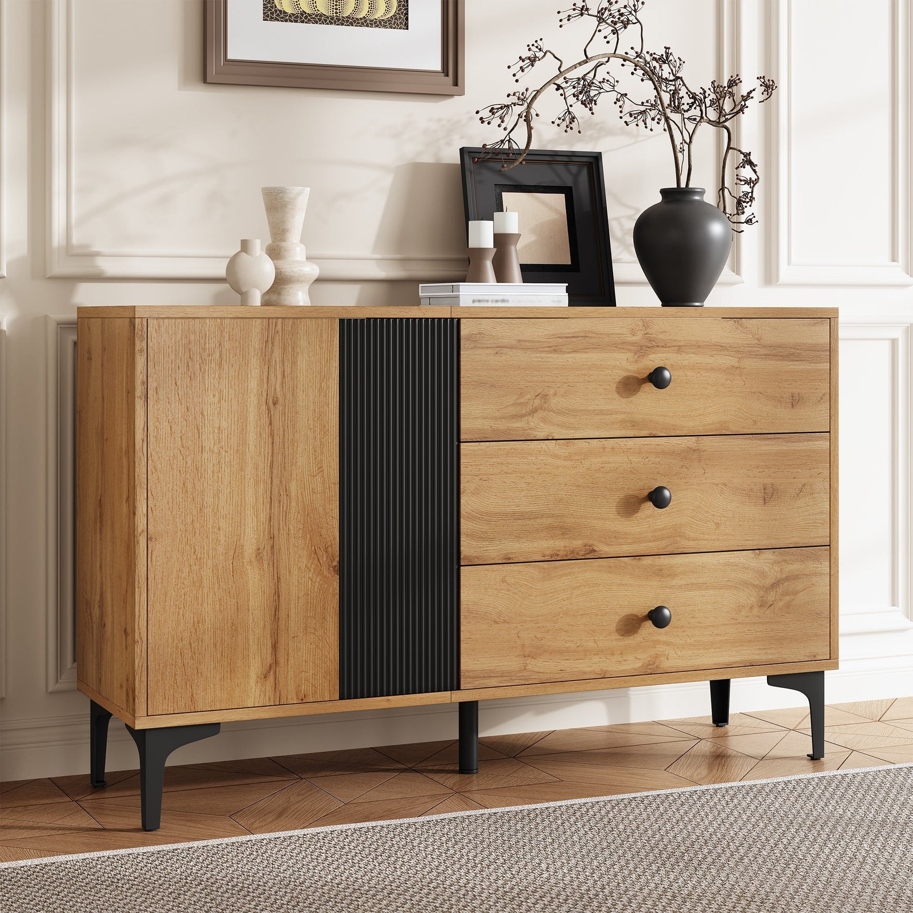 Modern Sideboard Buffet Storage Cabinet 120x35x76 cm