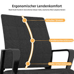 Minimalist Office Chair - Modern, Comfortable, Metal Frame