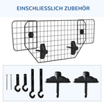 Dog Guard Car Trunk Guard, Universal Adjustable, Metal