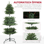 Artificial Christmas Tree, 180cm, 818 Tips, Folding System, Green