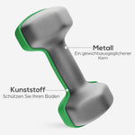 Dumbbell Set 6 Dumbbells with Stand Metal