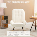 Rocking Chair, Swing Chair with Sherpa Fleece, 150 kg, Comfortable