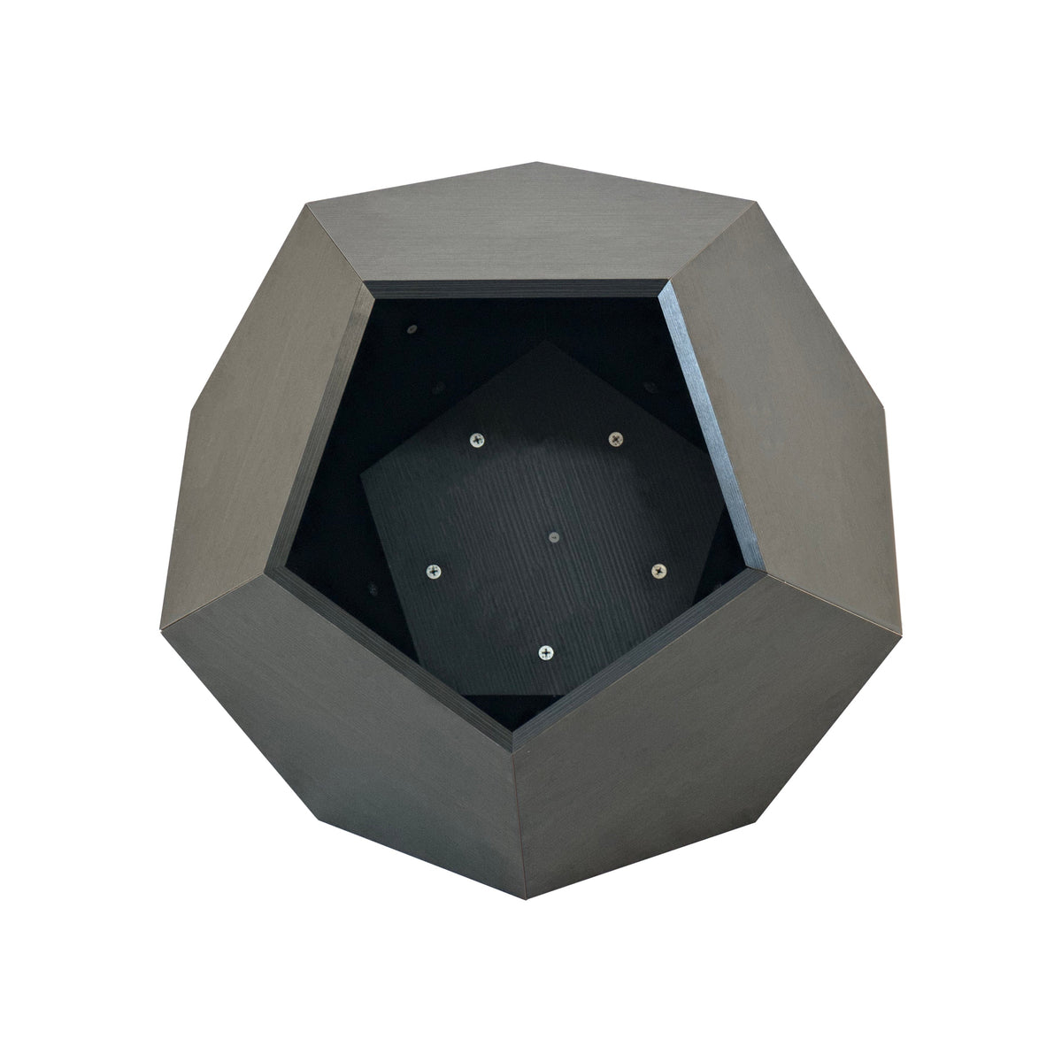 Modern Pet Furniture Cat Carrier Sofa Side Table Planter Multifunctional, MDF Black Brown