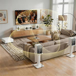 5.1 Wireless Home Cinema System Dolby Atmos WISA Low Latency Monaco Surround Set - White