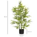 Artificial Bamboo, Large 90 cm, Plastic