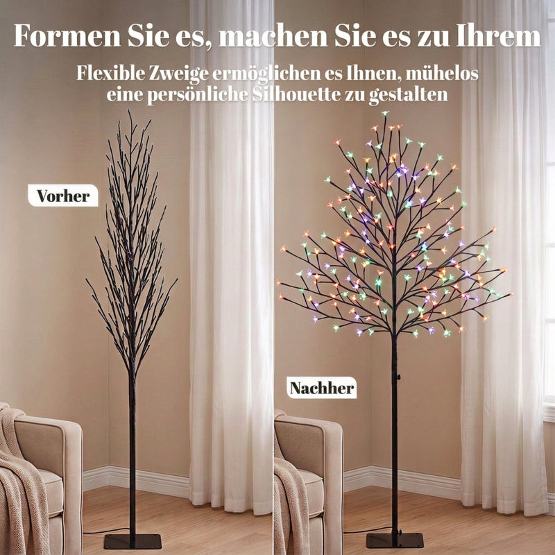 LED Cherry Blossom Tree 150cm 160 LEDs 20 Flexible Branches