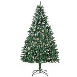 Artificial Christmas Tree 180cm Pine, Cones & Snow, Green