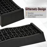 Access Ramp Set, Threshold Curb Rubber, Black